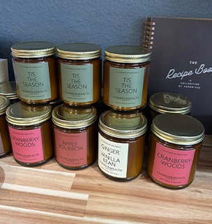 Candles available at Copperline Coffee in Keosauqua, Iowa Candles available at Copperline Coffee in Keosauqua, Iowa