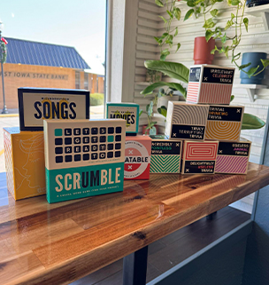 Games available at Copperline Coffee in Keosauqua, Iowa Games available at Copperline Coffee in Keosauqua, Iowa